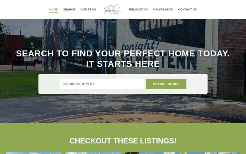 Real Estate & IDX website built by We Made It Marketing